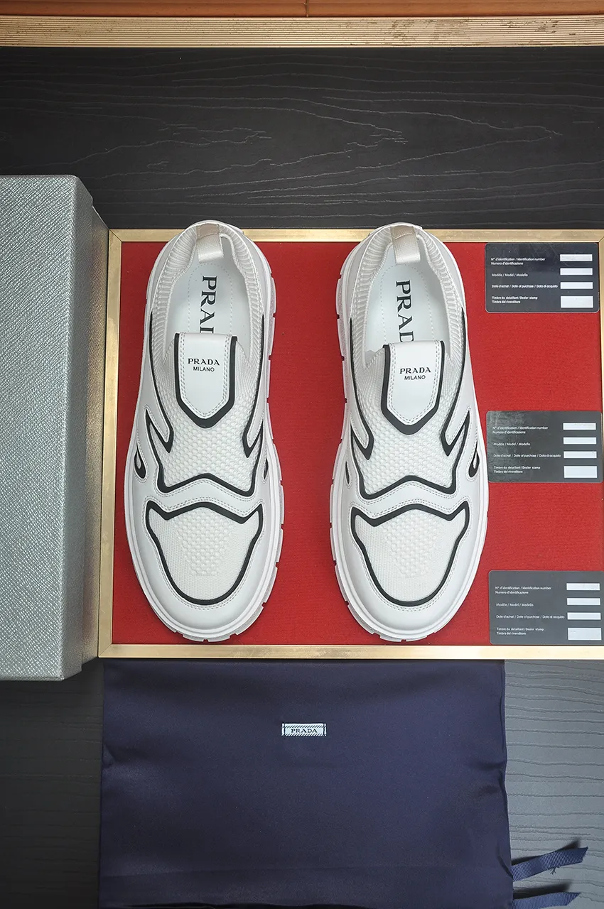 Men's shoes 💰620💶【PRADA】Top original, new season, high quality original goods, top imported calfskin with original imported glue, imported cowhide inside with original cowhide feet, original outsole! Quality guaranteed! Code 38-45 (45 customized)